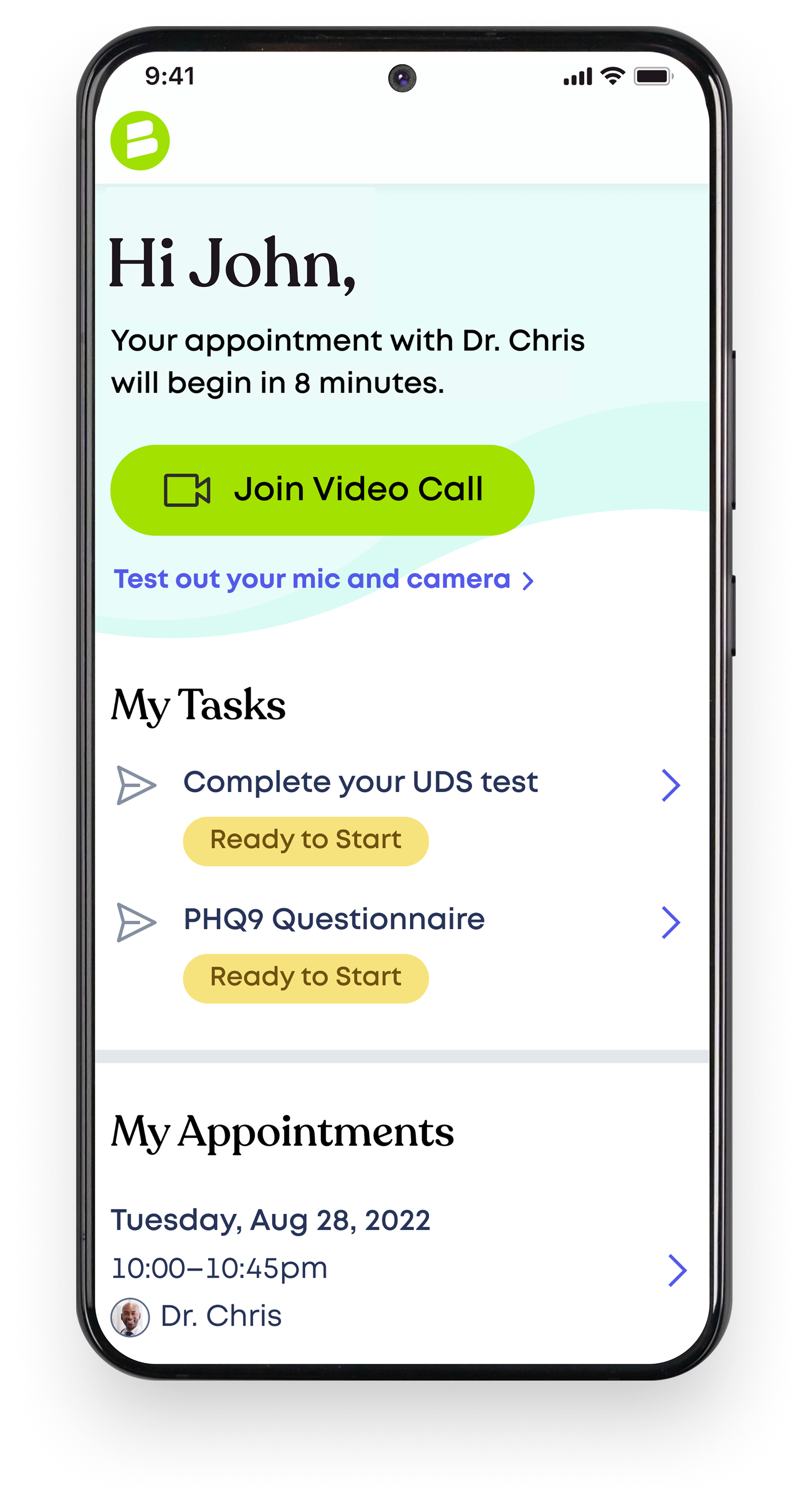Bicycle Health App Preview